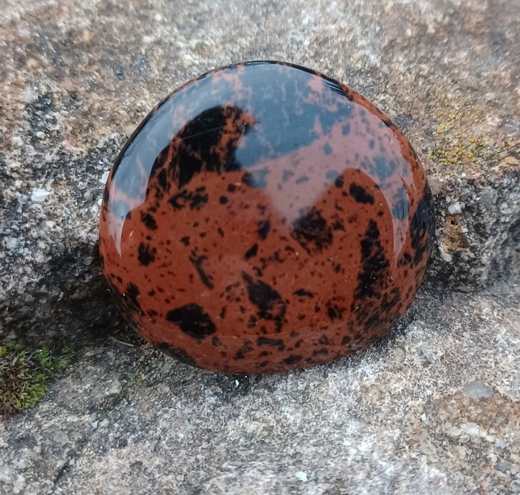Obsidián mahagonový hmatka 20g