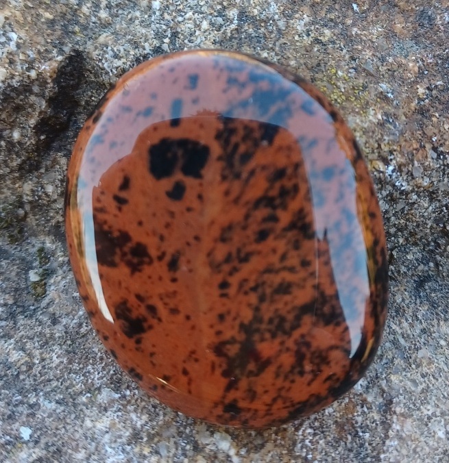 Obsidián mahagonový hmatka 20g