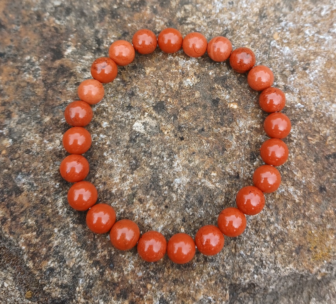 Jaspis červený náramek  