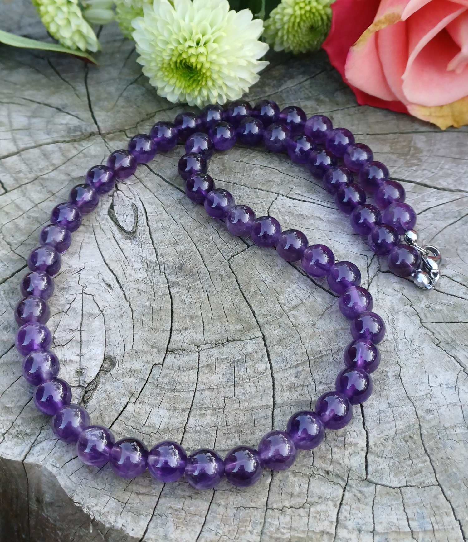 Ametyst náhrdelník 