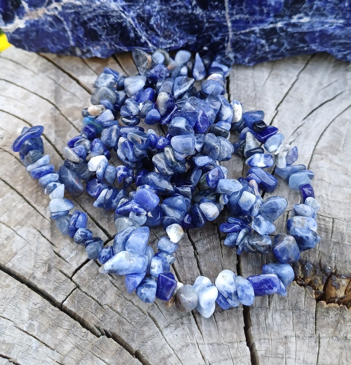 Sodalit náramek sekaný