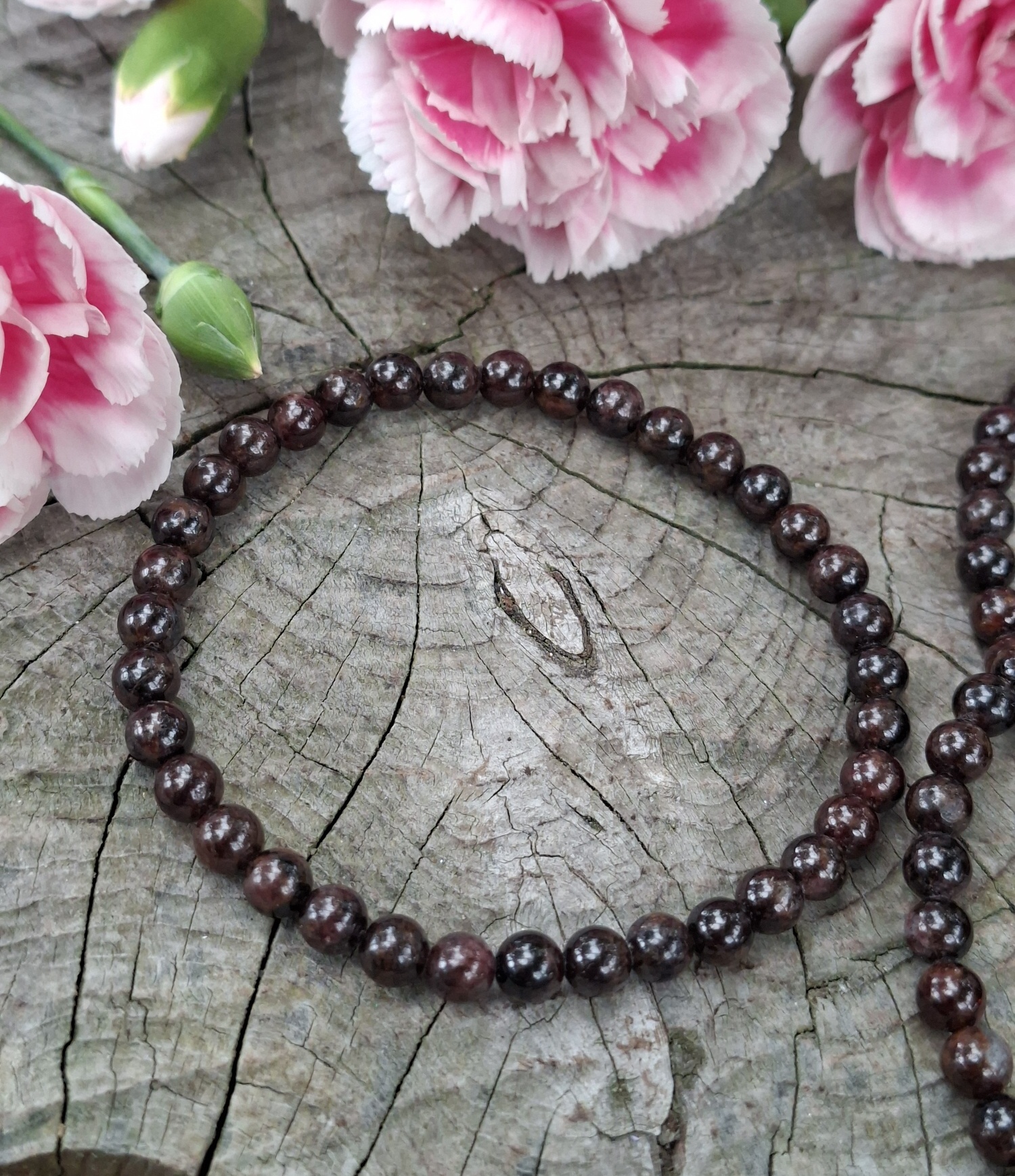 Granát náramek pro muže