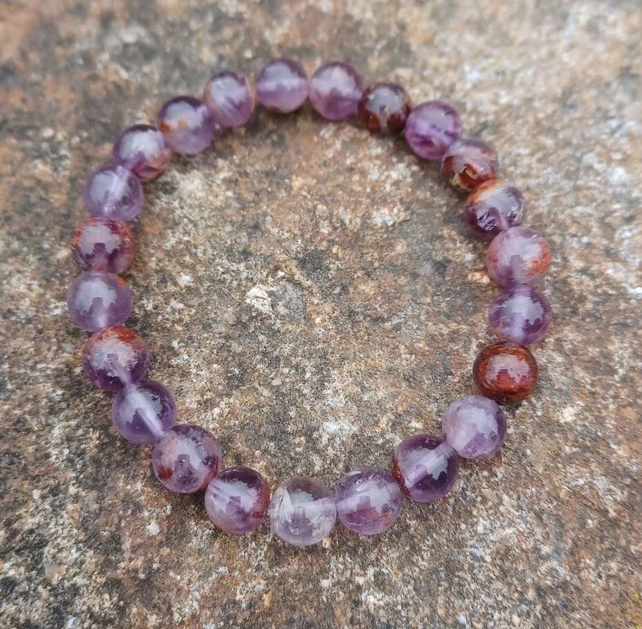 Fantom ametyst náramek