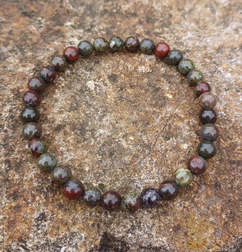 Epidot náramek pro muže