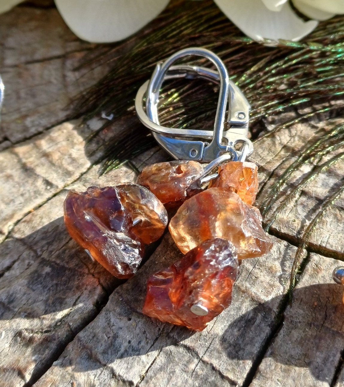 Zirkon náušnice 