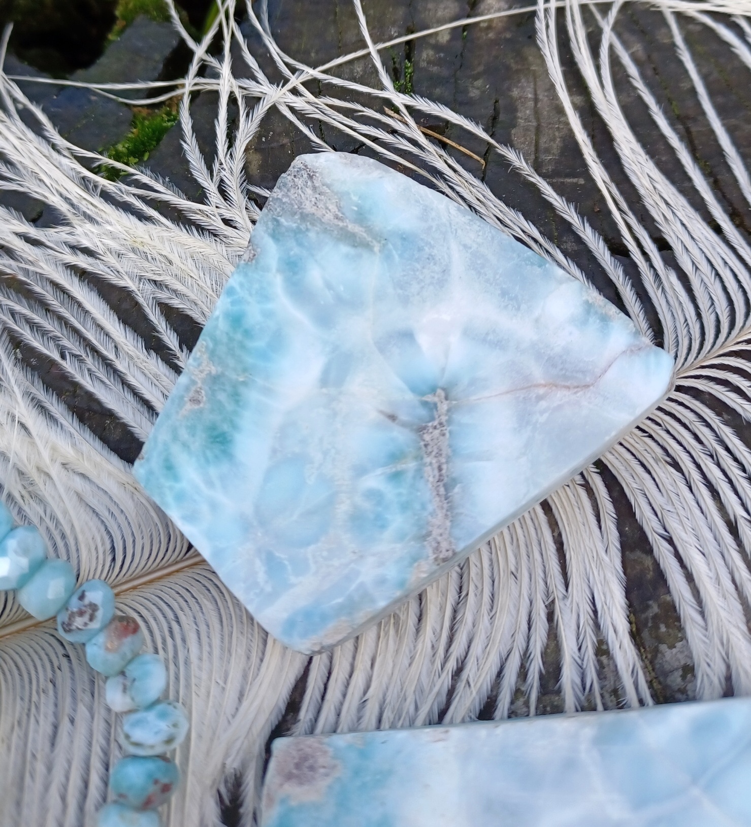 Larimar plátek 50g