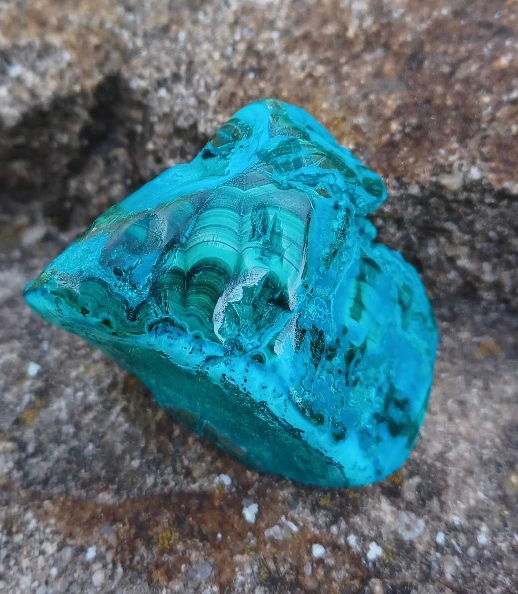 Malachit s chryzokolem 75g
