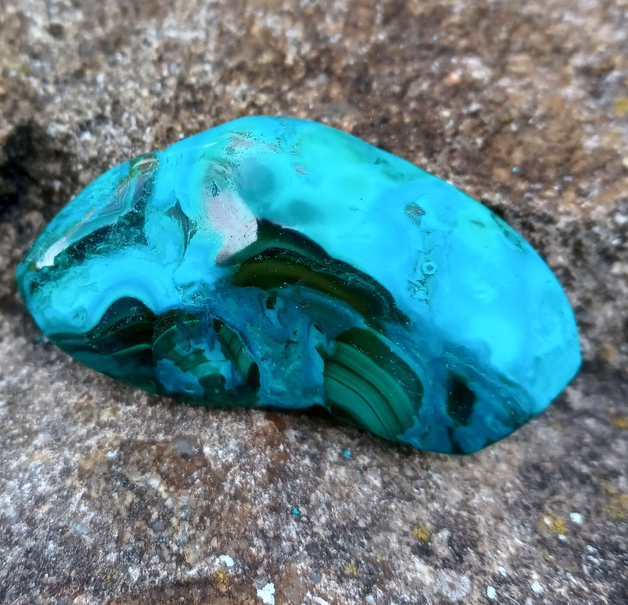 Malachit s chryzokolem 60g