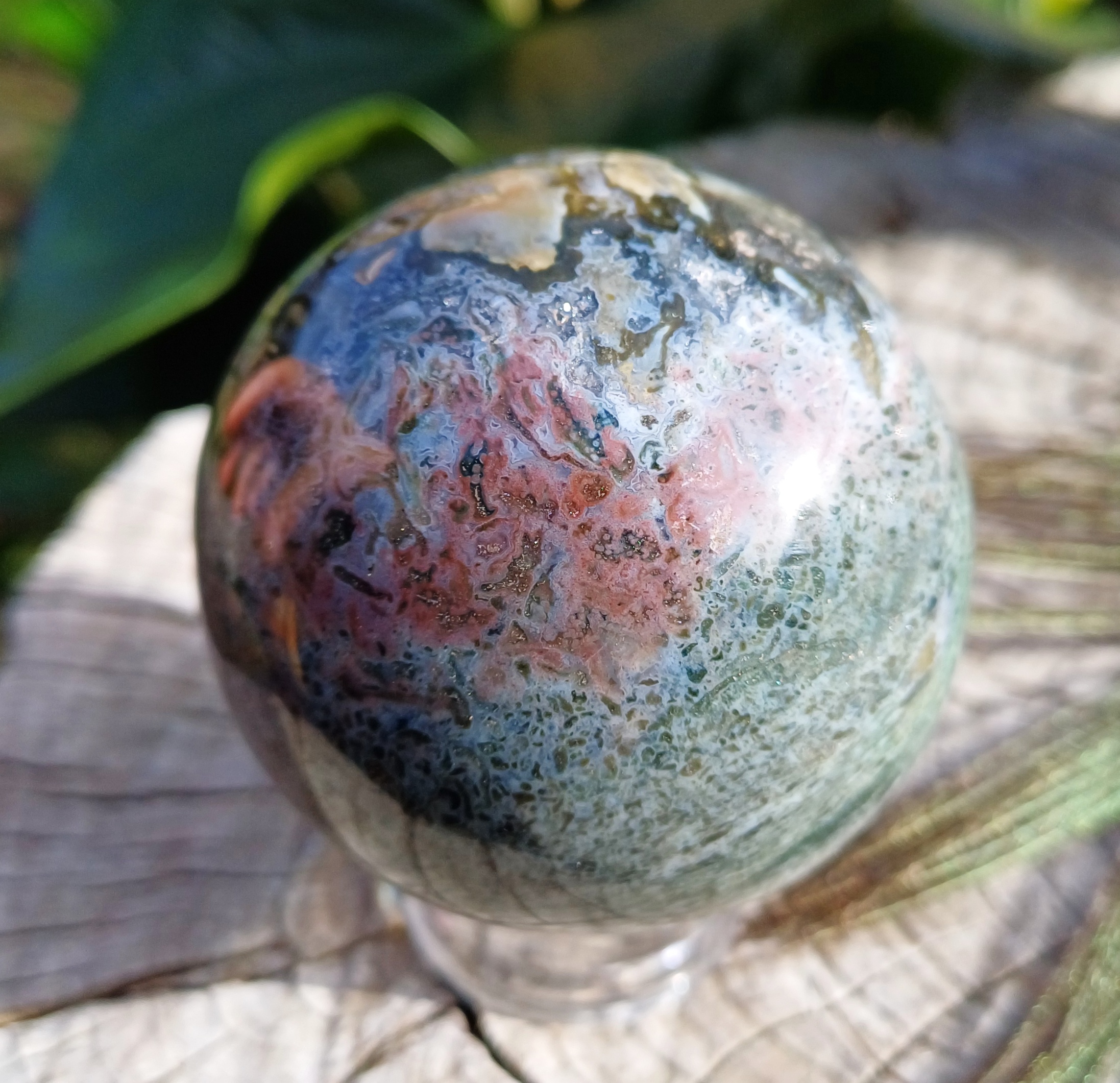 Jaspis oceánový koule 5,3 cm