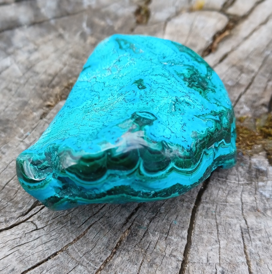 Malachit s chryzokolem 66g