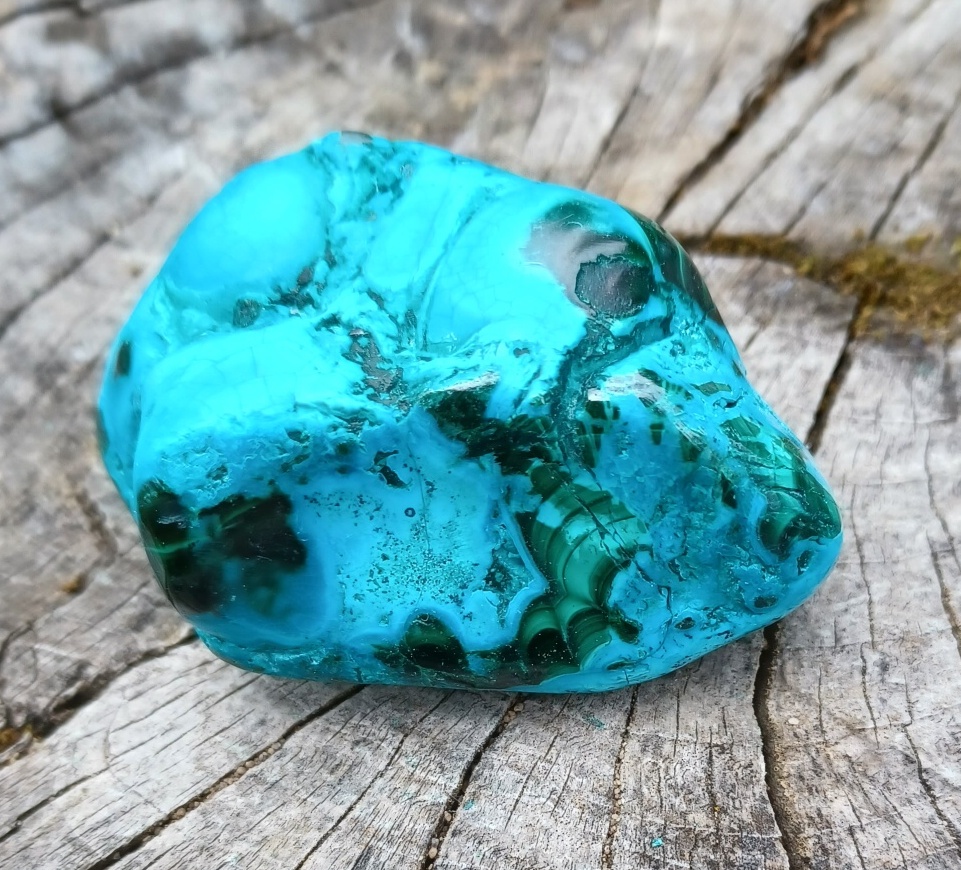 Malachit s chryzokolem 83g