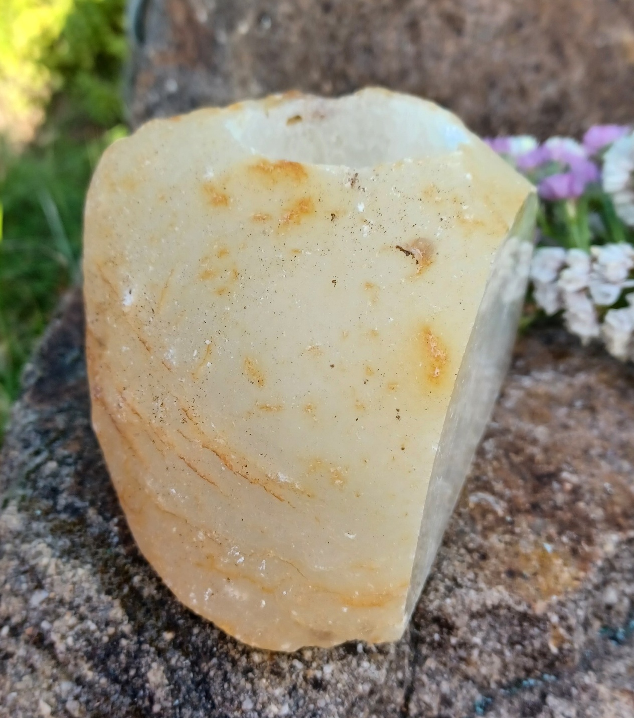 Achát svícen 1030g