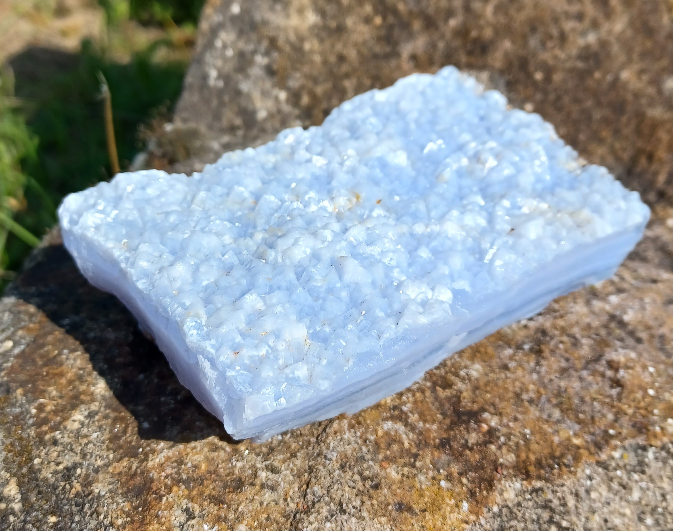 Chalcedon modrý 940g
