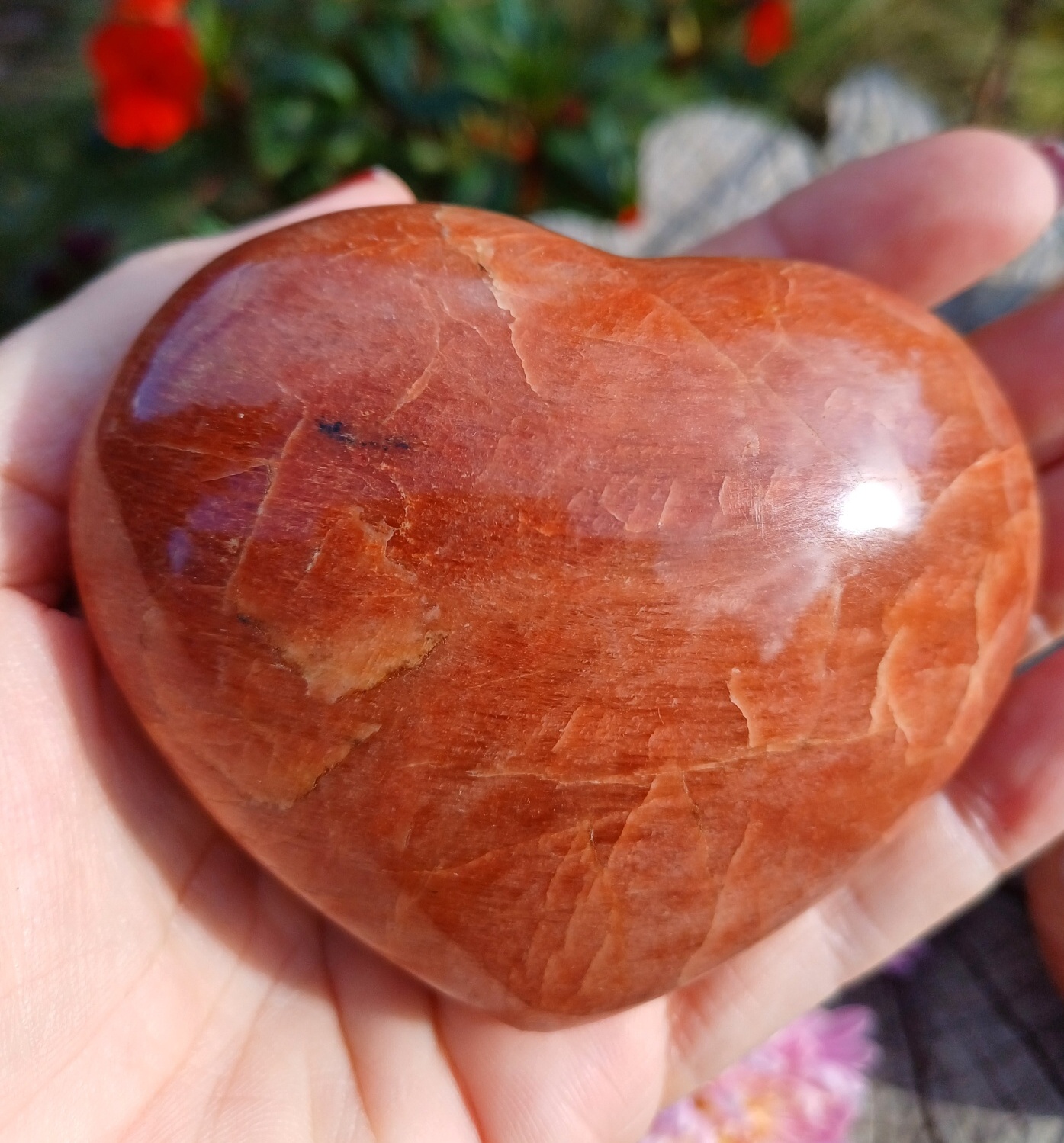 Měsíční kámen srdce 285g