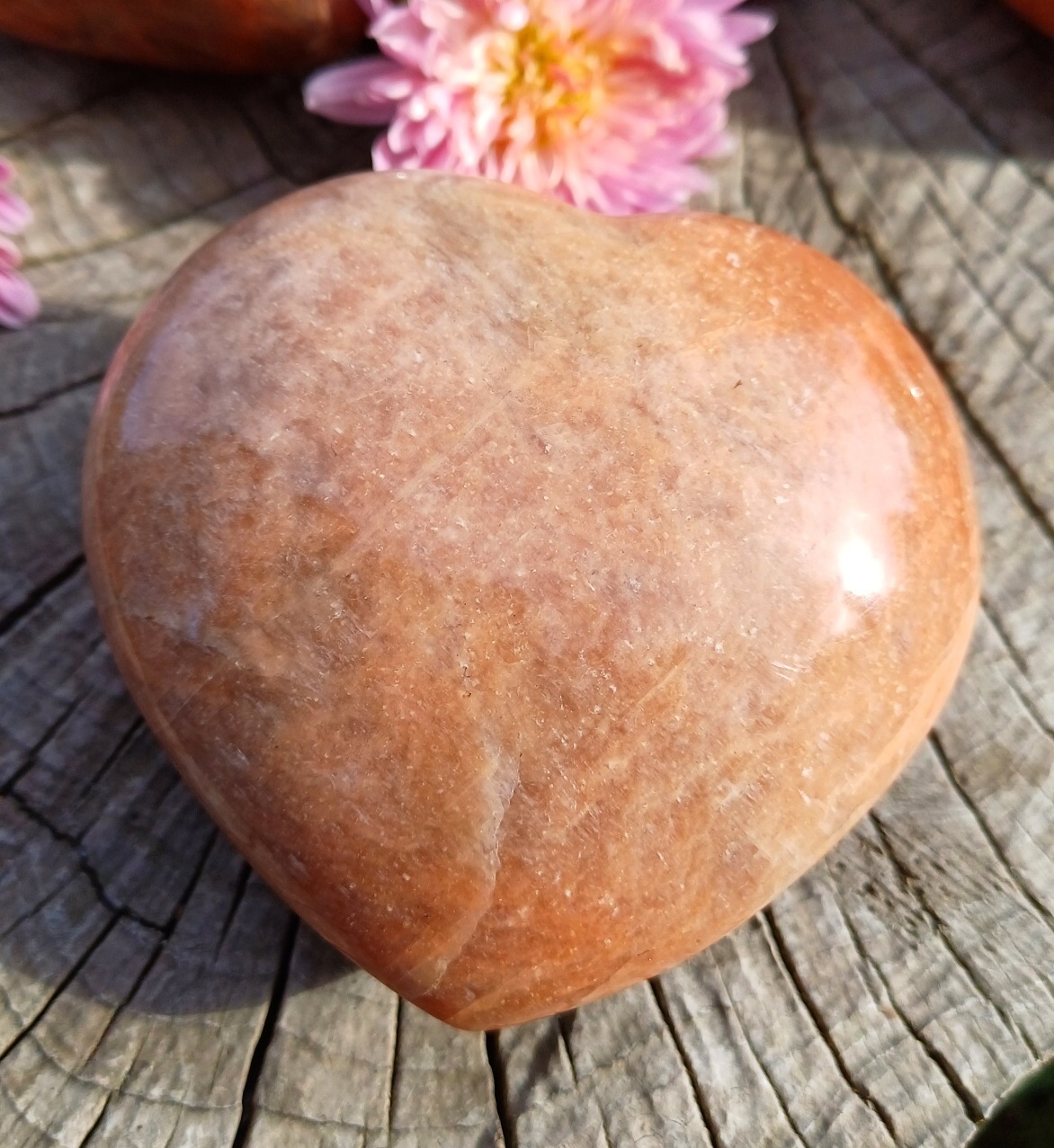 Měsíční kámen srdce 265g