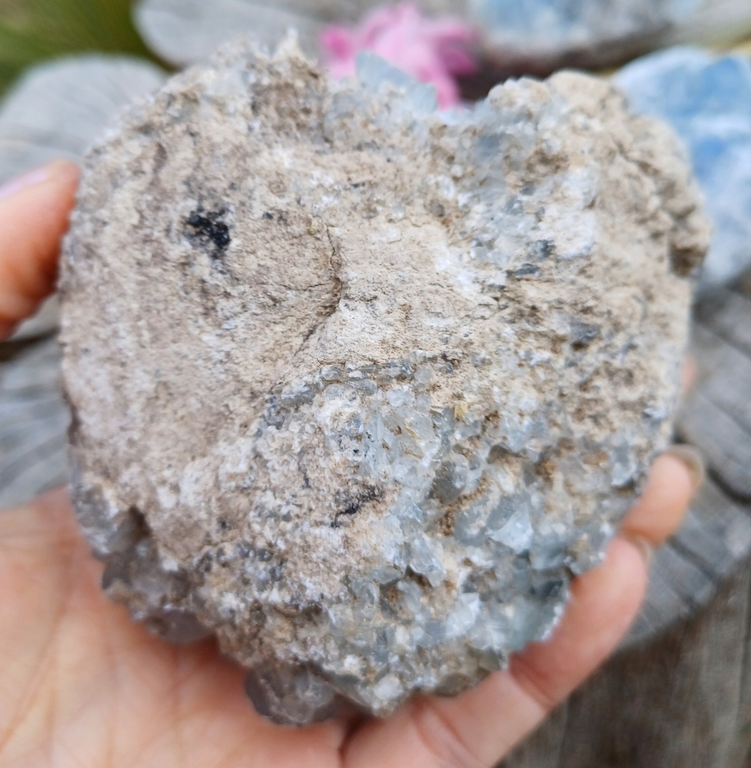 Celestin drúza 600g