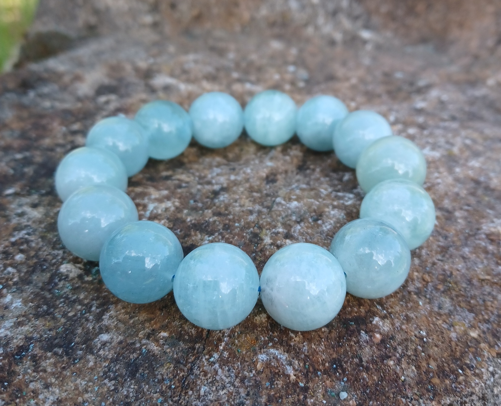 Akvamarín AA náramek