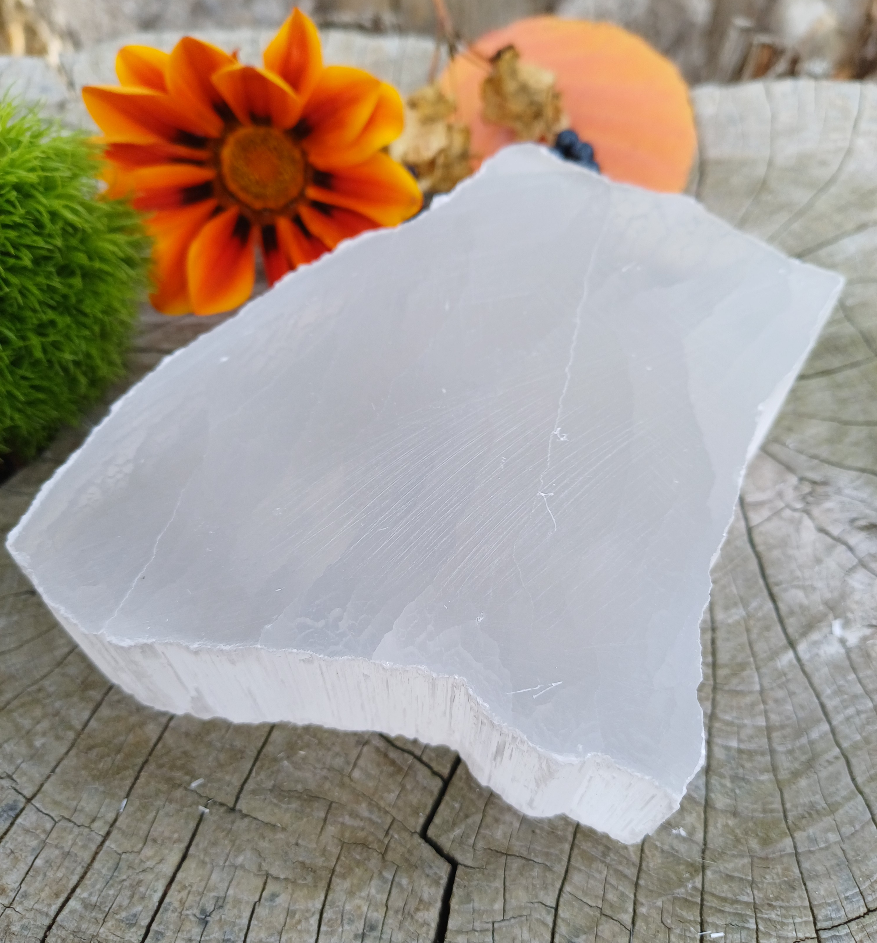 Selenit bloček TV stone 525g
