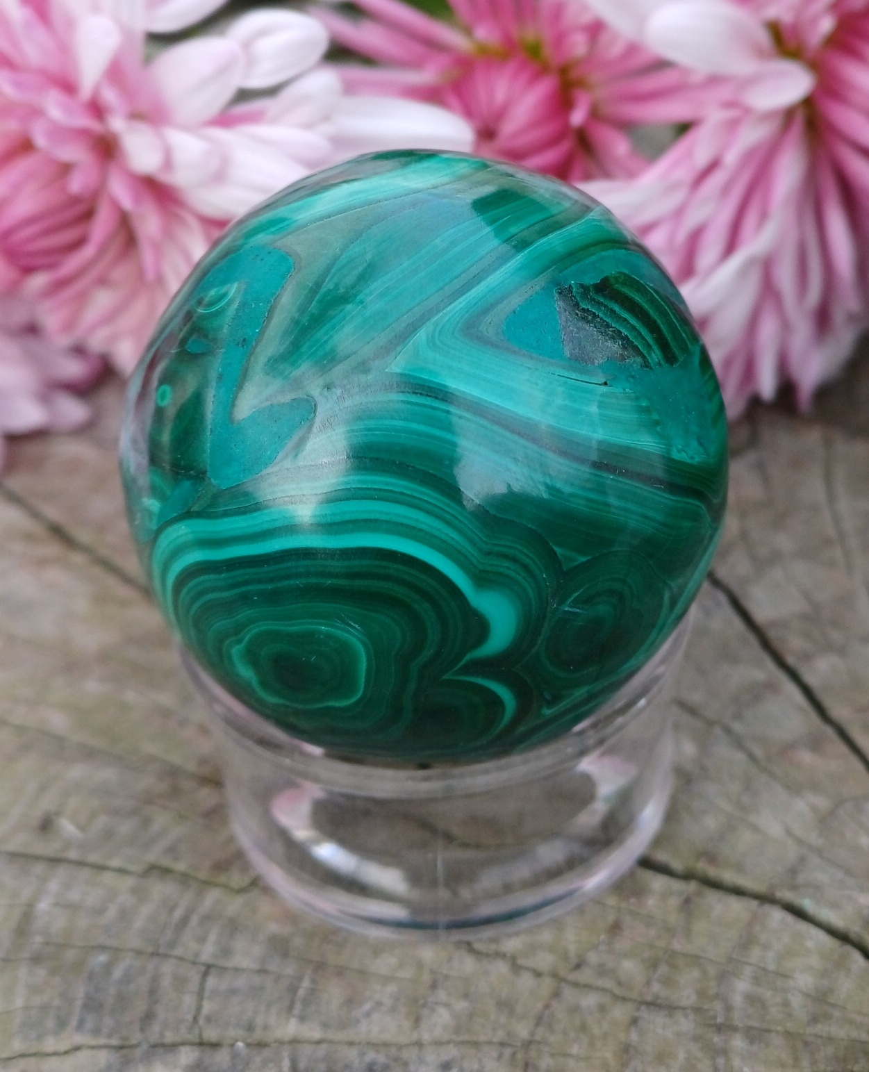 Malachit koule 3,5 cm
