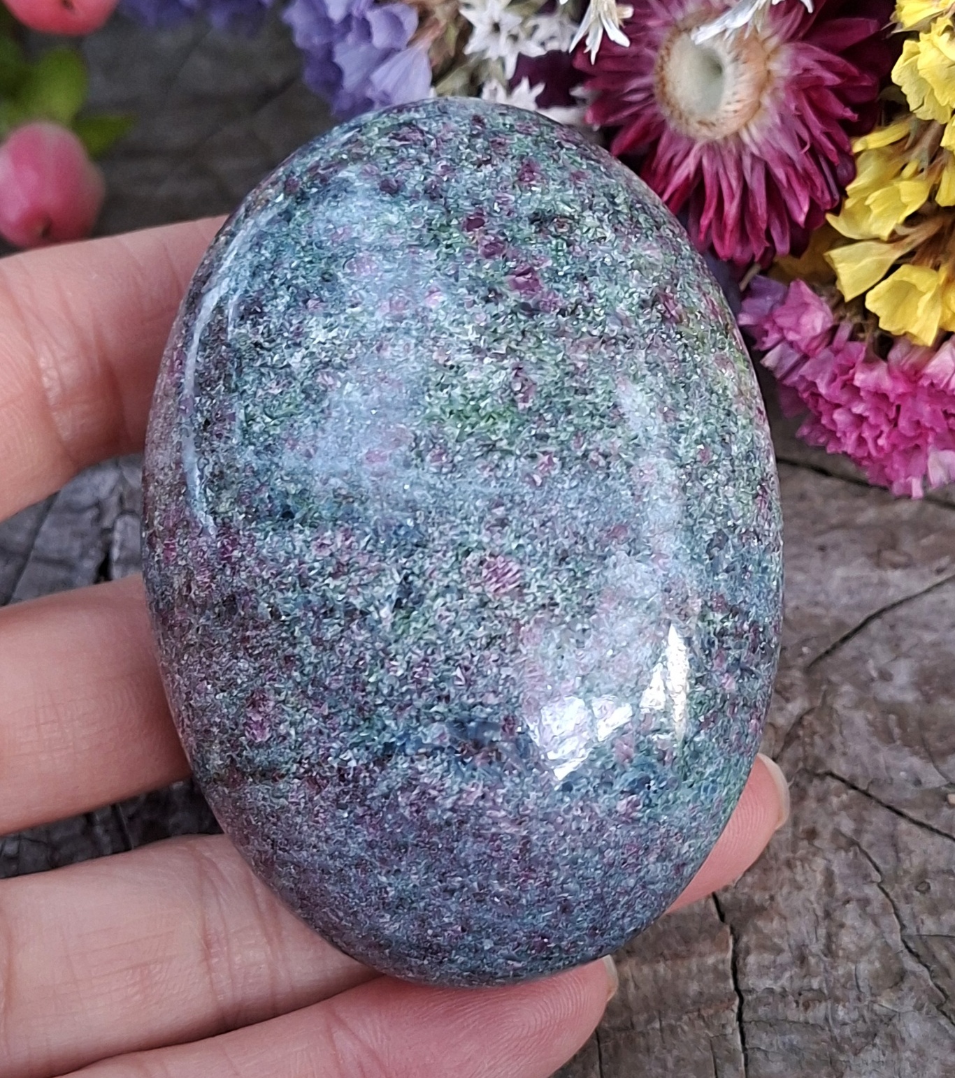 Rubín, fuchsit, kyanit 200g