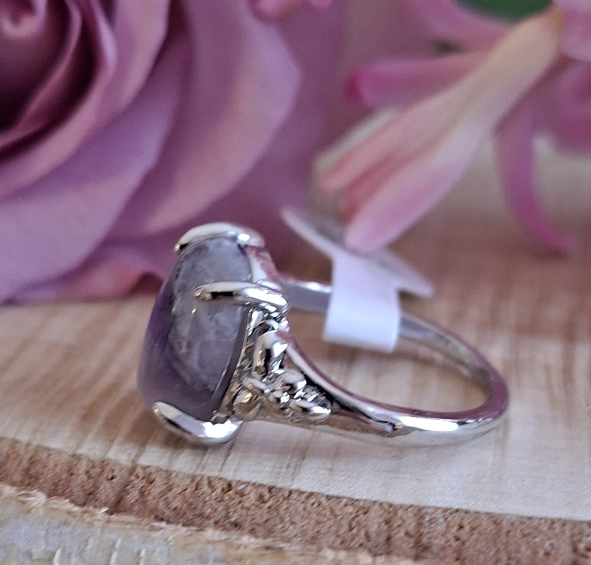 Ametyst prsten vel.17