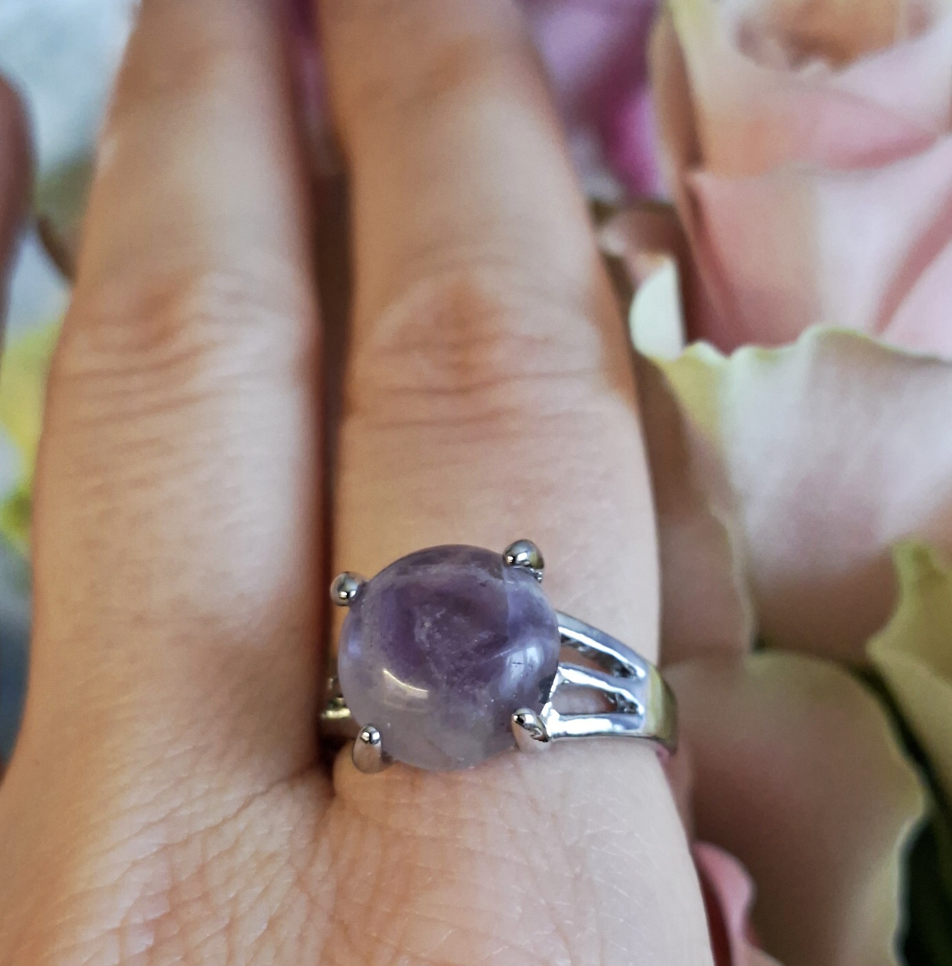 Ametyst prsten vel.18