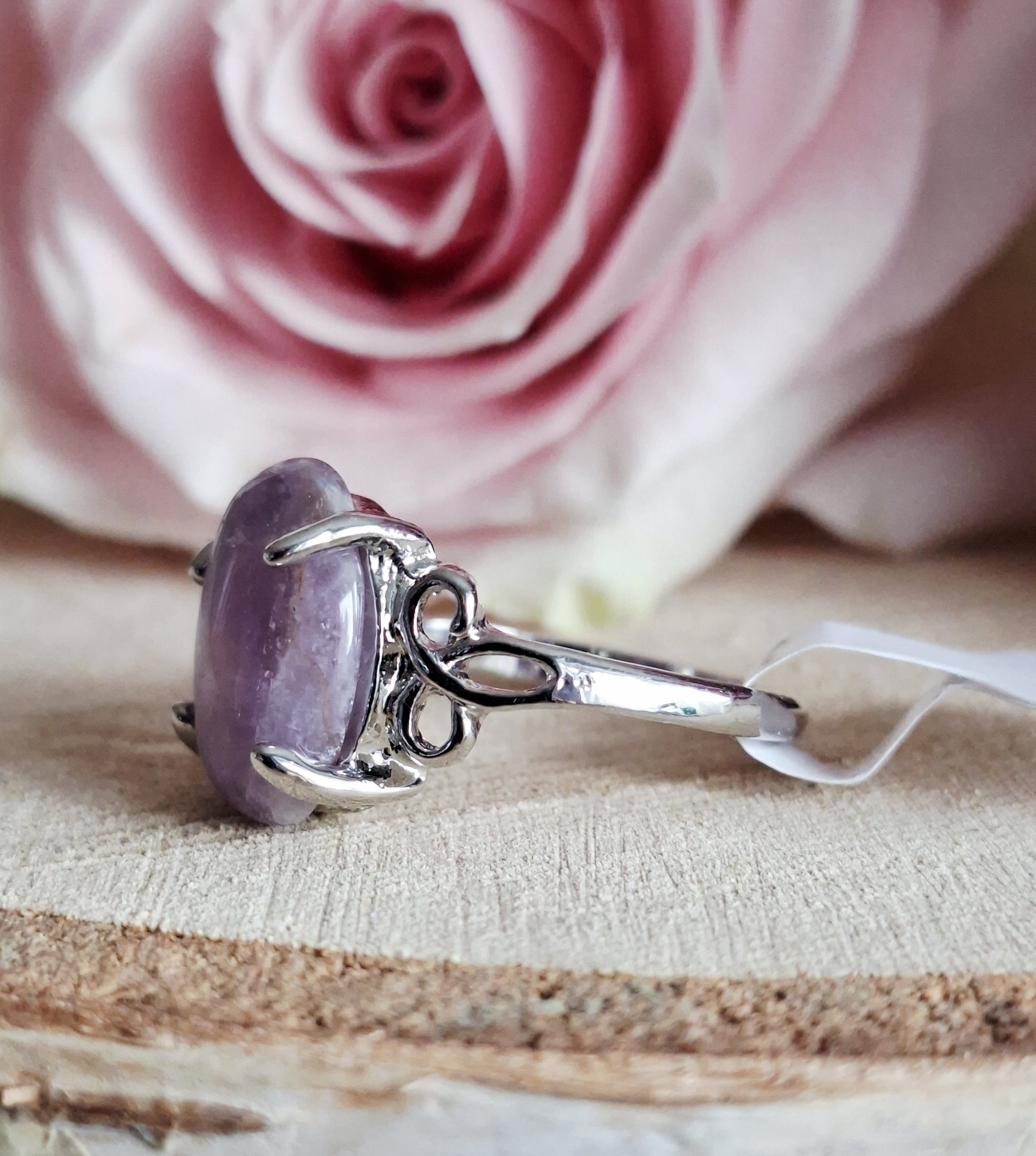 Ametyst prsten vel.17