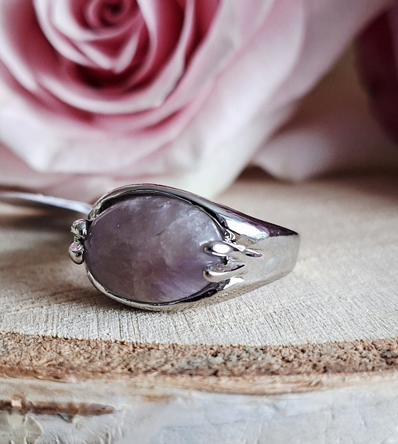 Ametyst prsten vel.18