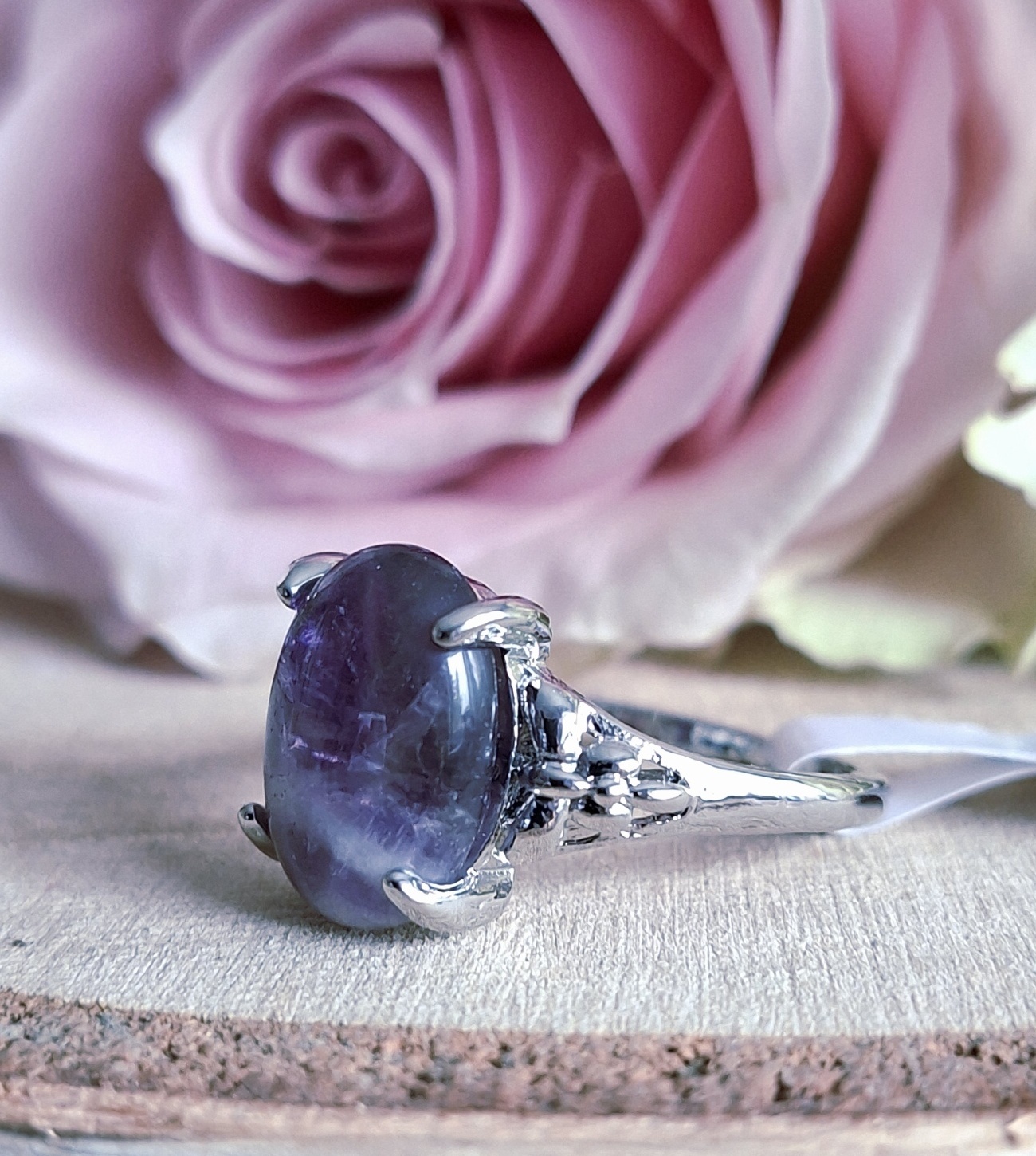 Ametyst prsten vel.19