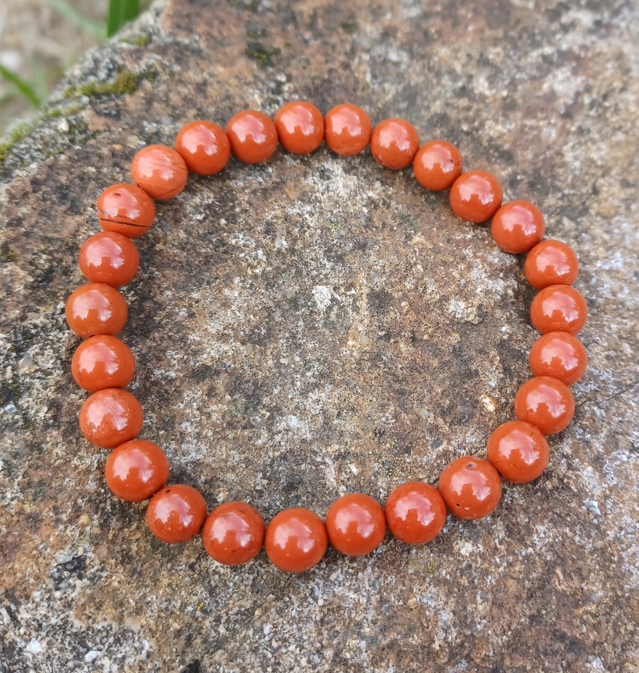 Jaspis červený náramek pro muže