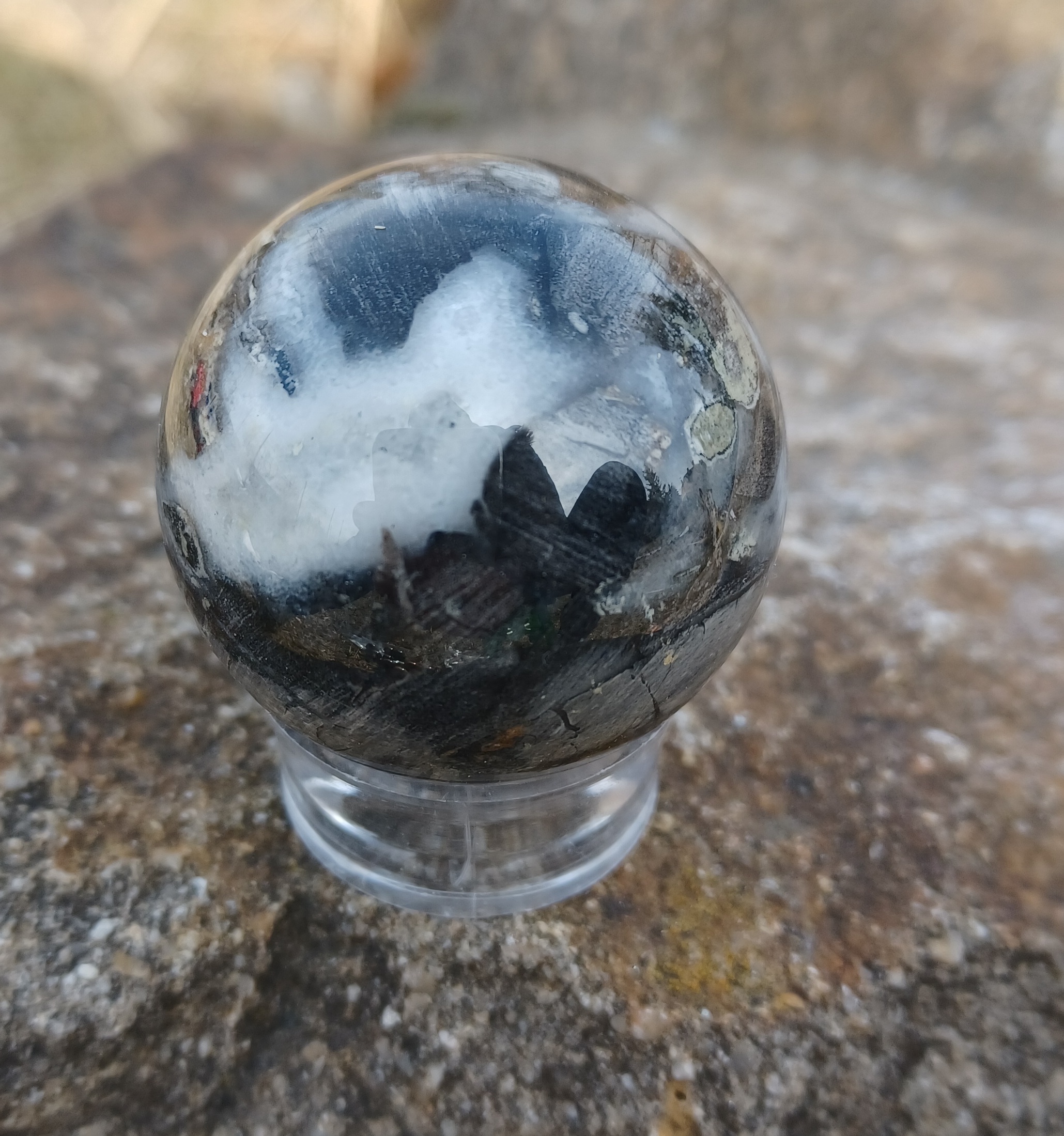 Jaspis brekciový koule 4 cm