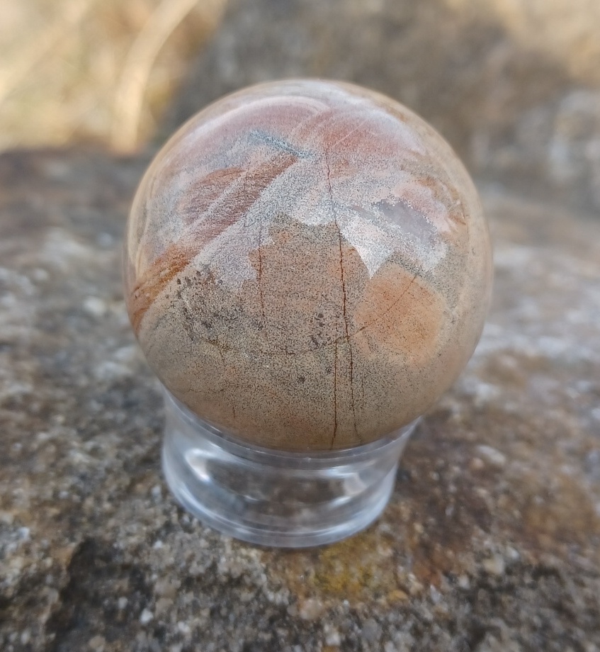 Jaspis brekciový koule 4 cm