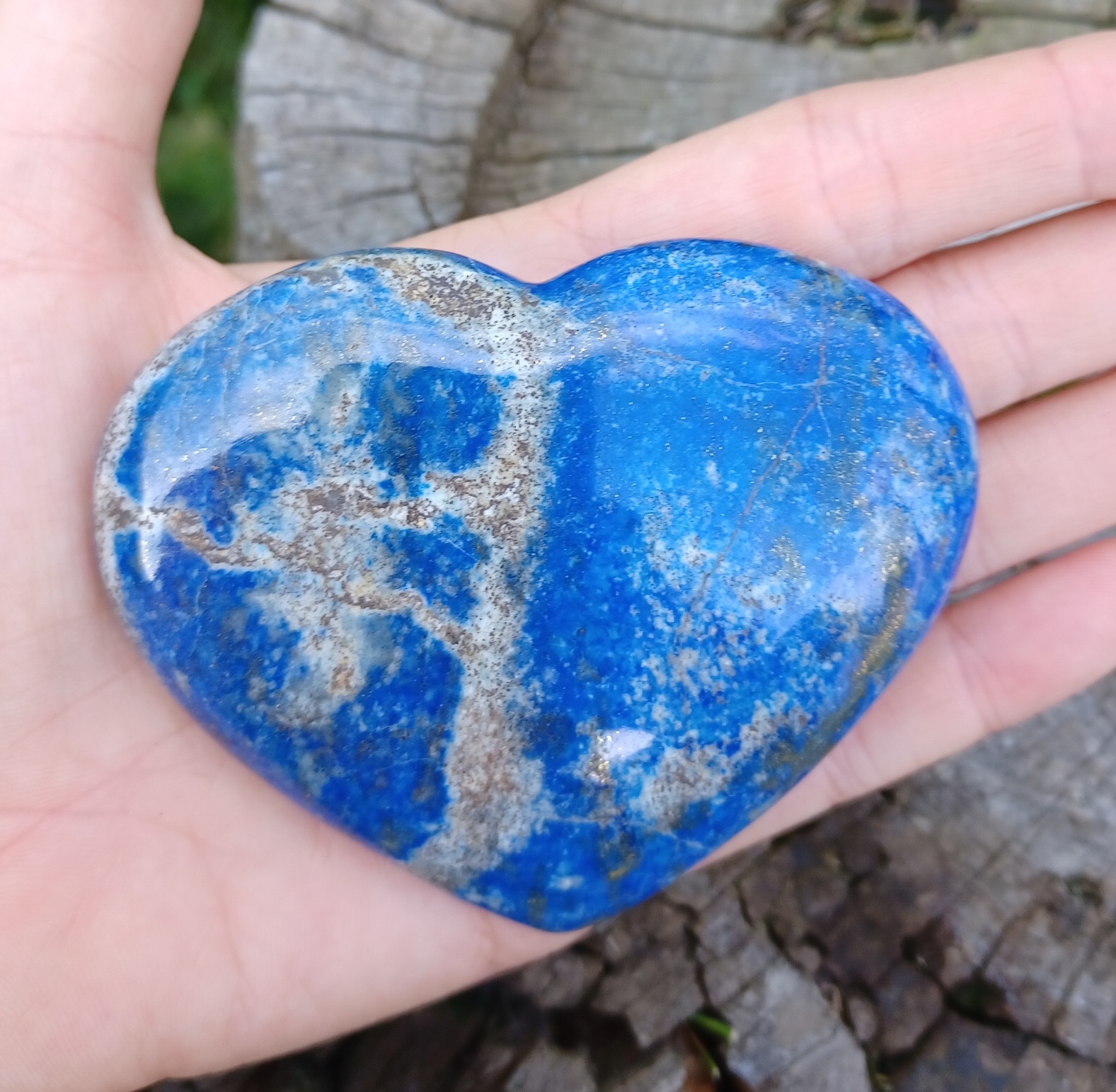 Lapis lazuli srdce 159g