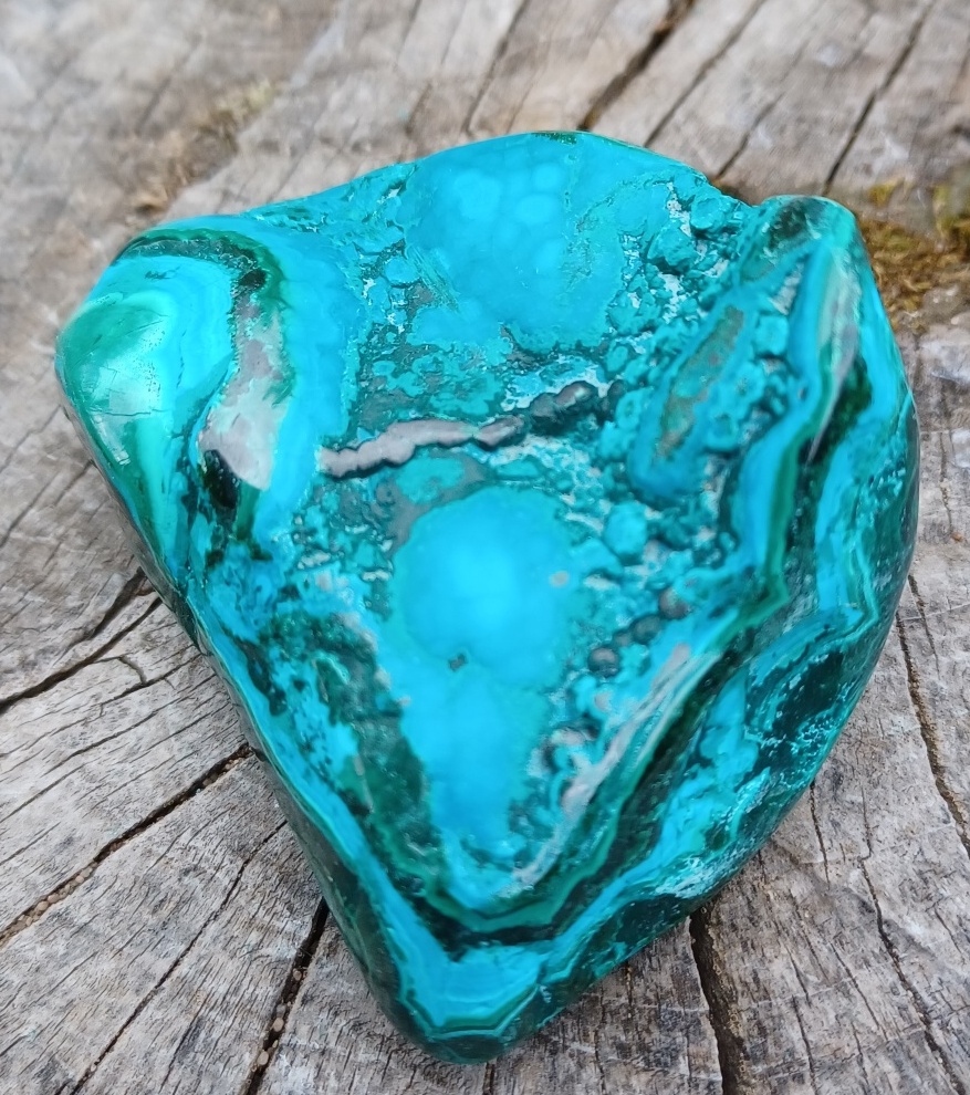 Malachit s chryzokolem 66g