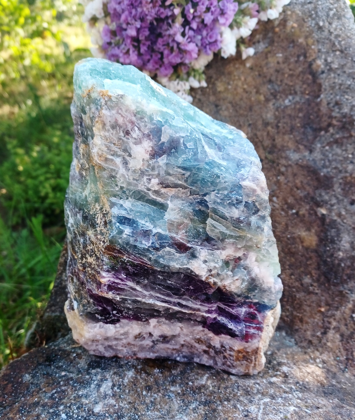 Fluorit duhový 3590g