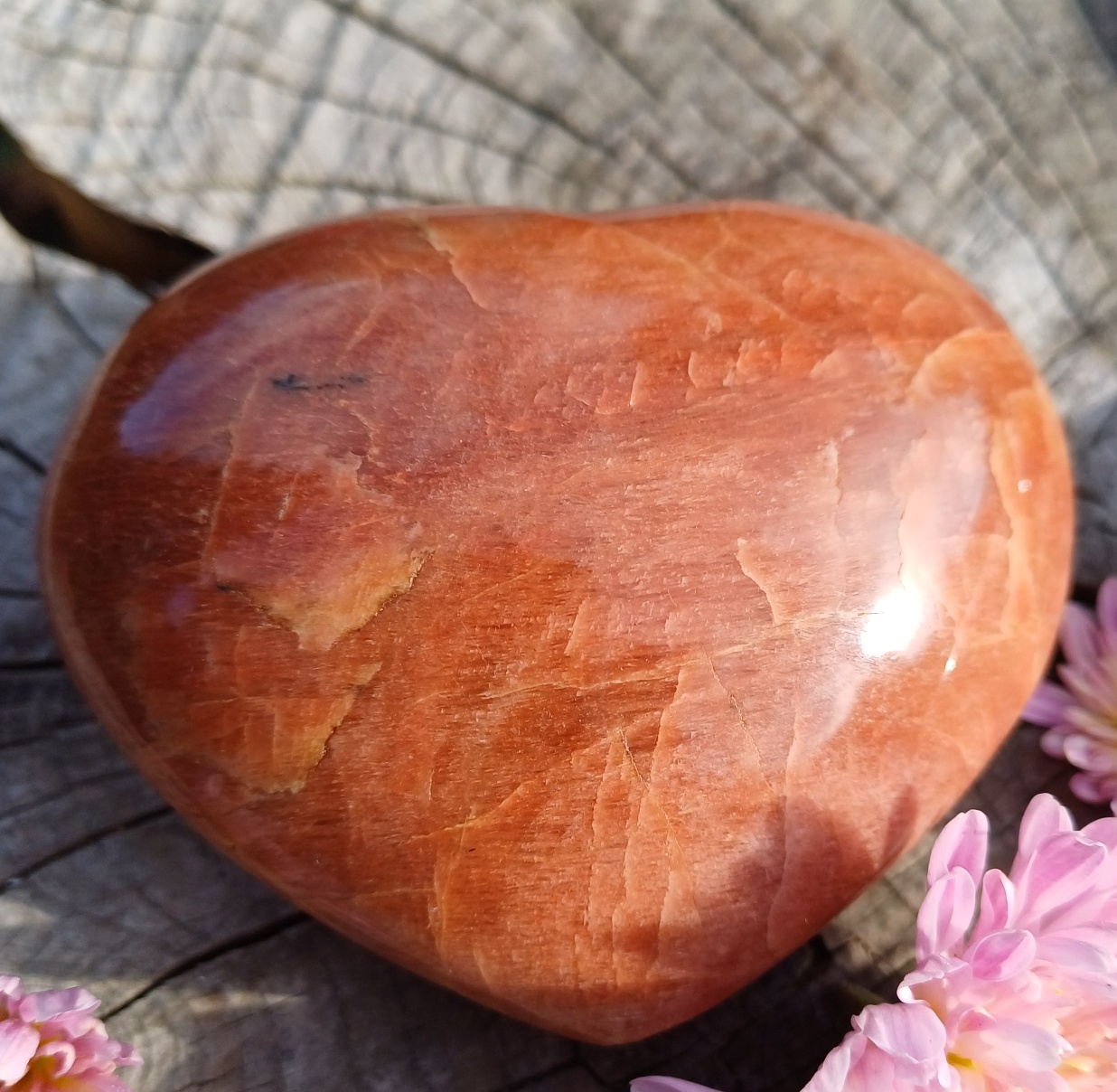Měsíční kámen srdce 285g