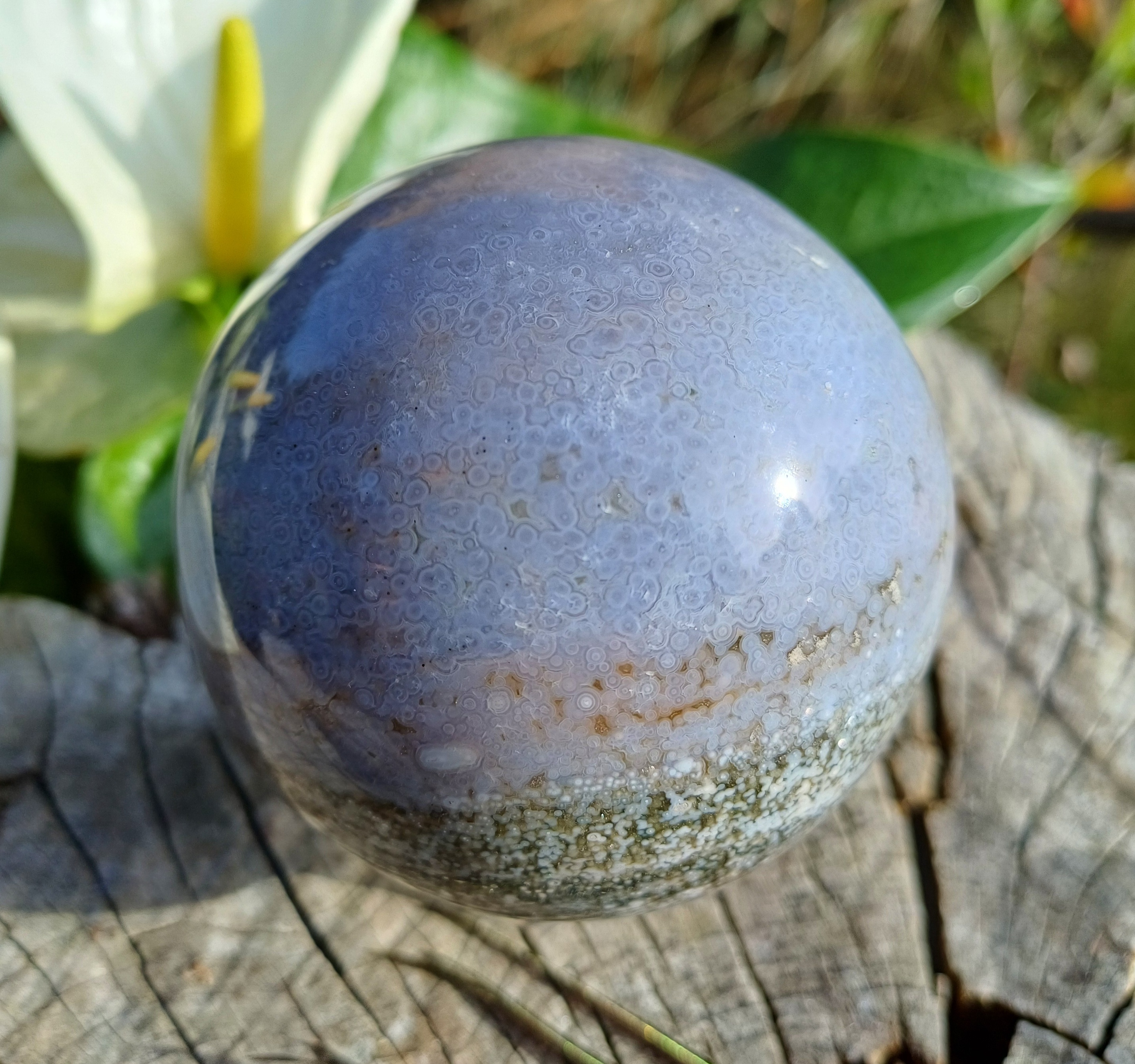 Jaspis oceánový koule 6,8 cm