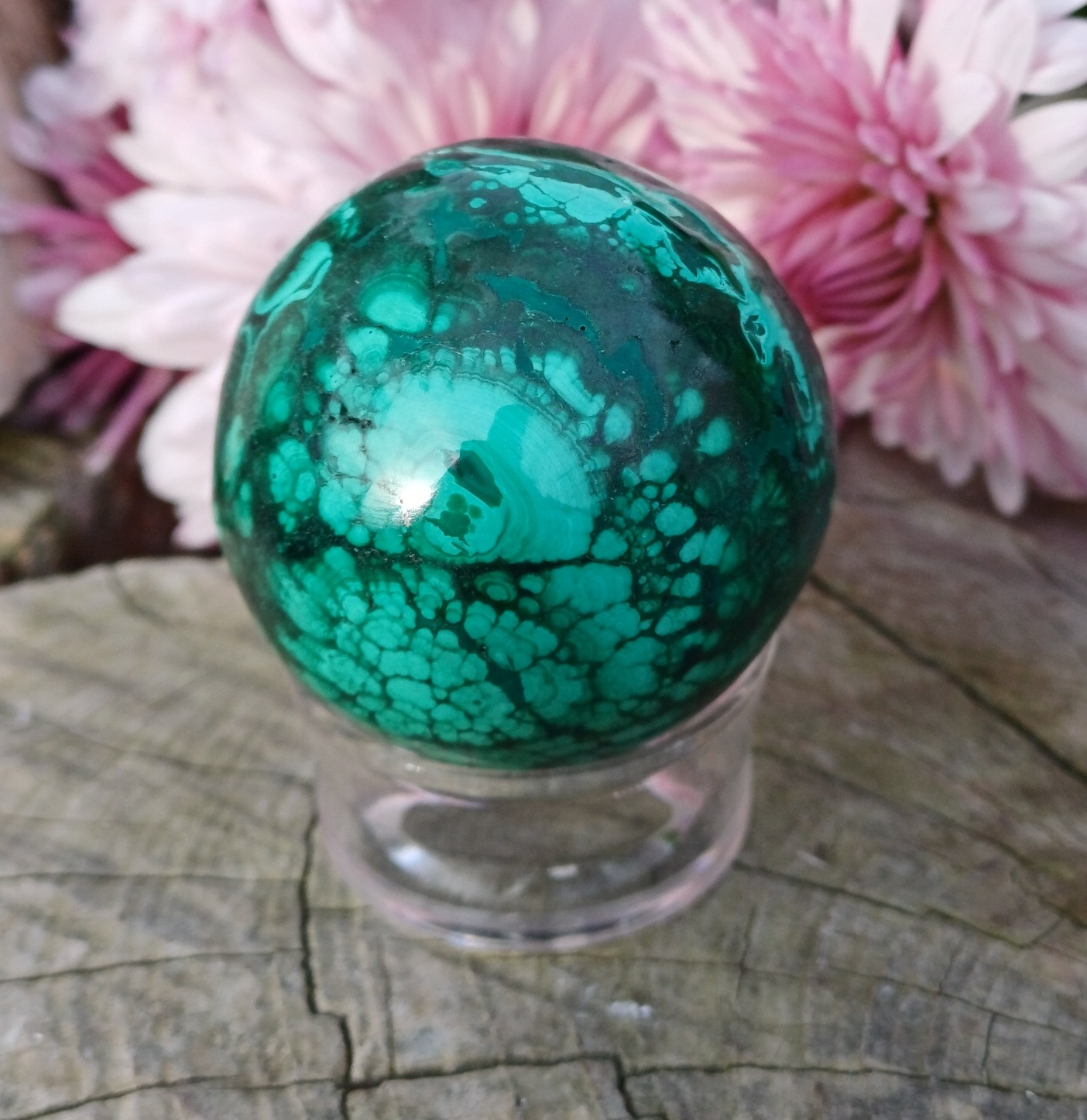 Malachit koule 3,8 cm