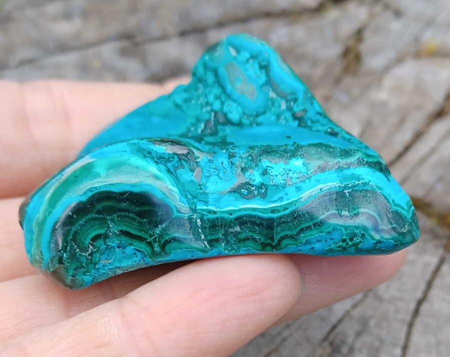 Malachit s chryzokolem 66g