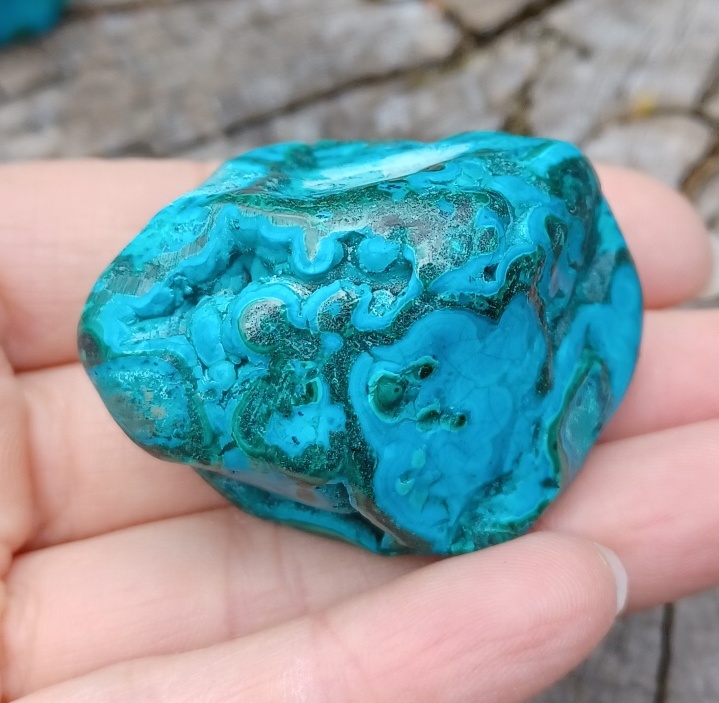 Malachit s chryzokolem 59g