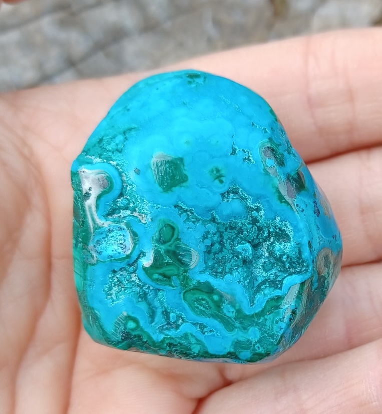 Malachit s chryzokolem 63g