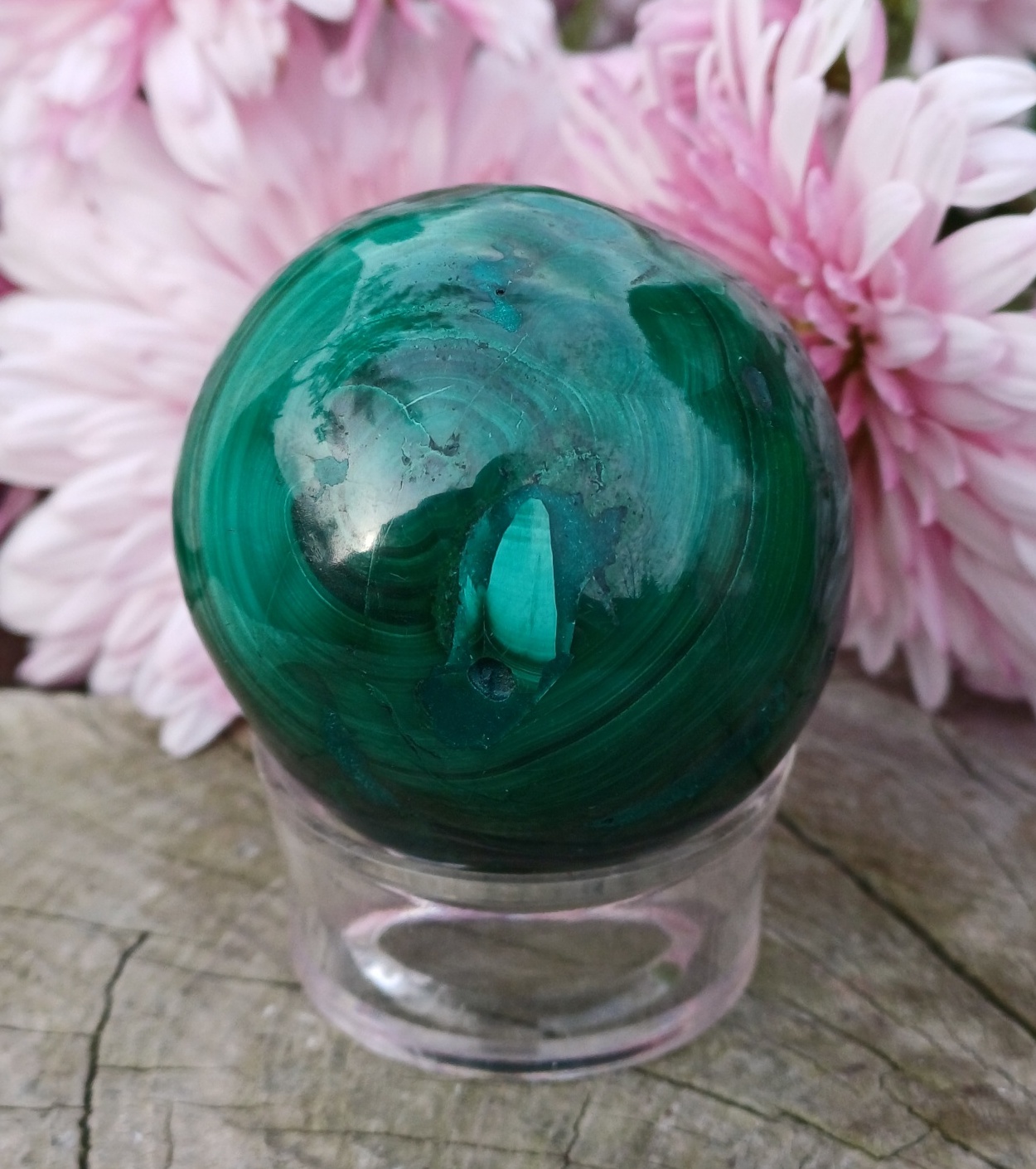 Malachit koule 3,8 cm