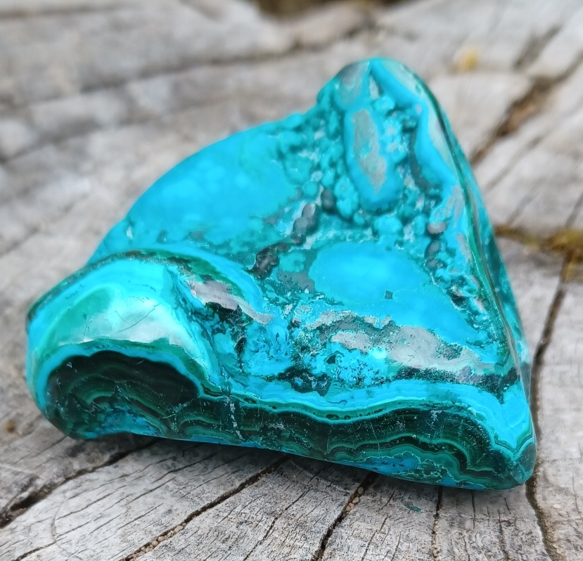 Malachit s chryzokolem 66g