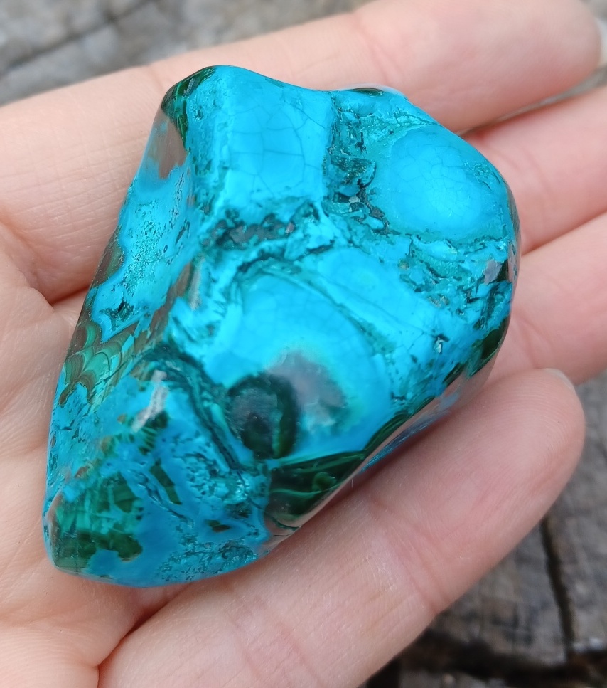Malachit s chryzokolem 83g