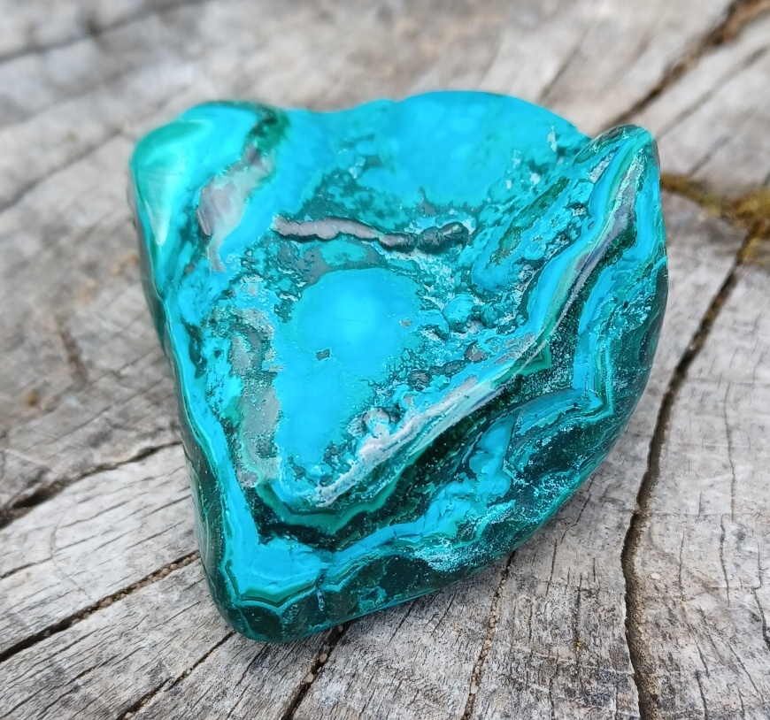 Malachit s chryzokolem 66g