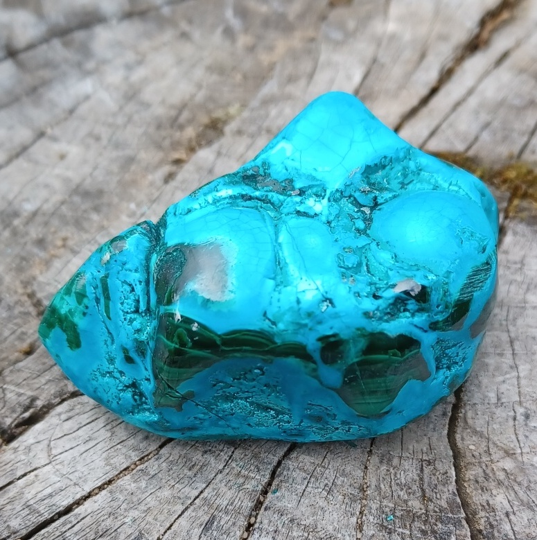 Malachit s chryzokolem 83g