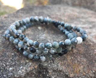 Tygří oko šedé (orlí oko) náramek 