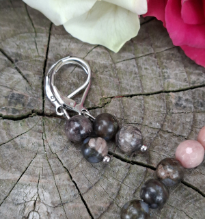 Liberit modrý náušnice