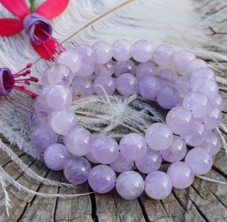 Ametyst levandulový náramek 