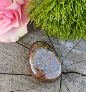 Bronzit vrtaný valounek